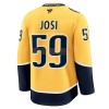 Nashville Predators Hockeydrakt Fanatics Premium Roman Josi 2024-25 Gul Hjemme - Herre